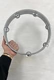 28cm Clear Tambourine with Bells, Bride, Henna Night, Wedding, Party Organizer - 28 Cm Şeffaf
