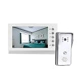 ZXFNVXC 7 Inch Video Door Phone Doorbell Intercom System With Camera Unlock Talk Waterproof Easy Installation (Color : Set 1) (Set 2)