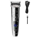 WTYBRMYO Men's Cordless Professional Hair Clipper Adjustable Beard Trimmer Electric Face