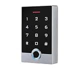 Door Access Control, WiFi APP Keyless Door Lock Waterproof Fingerprint Access Control Keypad Outdoor EM MF RFID Card REmotely Unlock Gate Entry,for Door Lock Security
