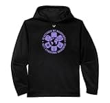 In October We Wear Purple Rett Syndrome Awareness Performance Hoodie