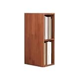 Book Shelf Floor Standing Minimalism Narrow Bookshelf Office Wooden Organize Cabinet Home Bedside Table(Small)