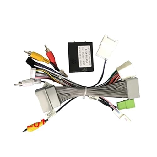 Car 16pin Wiring Harness Adapter Canbus Box Decoder compatible with Mitsubishi Pajero 2006-2023(2014 to 2019 4WD)