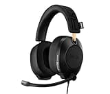 RIG R5 Spear MAX HD Wired PC Gaming Headset - 40mm GrapheneQ™ Drivers, USB-C Audio DAC, Dolby Atmos 3D Audio, Detachable Noise-Cancelling Mic, Memory Foam Cushions - Works with Xbox, PS5, PS4, 3.5mm