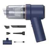 VLZLQ Handheld Vacuum Cordless, Portable Compact Vacuum for Car and Home Use (Blue Upgraded Version)