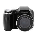 Tbest DSLR Camera 4K Flash LCD Screen 12x Optical Zoom Retro Video Recorder Portable Digital Travel Portrait (Black)