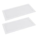 Omquot 2pcs PC Fan Magnetic Dust Filter PVC Thin Mesh PC Cooler Cover for PC Chassis Power Supply Fan Vents