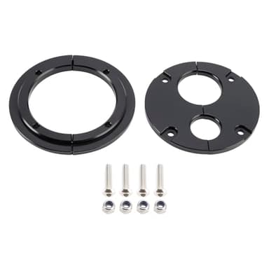 Bruce & Shark Firewall Pass Through Eliminates Firewall Grommet for Holley Terminator X Max, Billet Aluminum Bulkhead for Clean Harness Installation