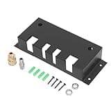 Stainless Steel Pressure Washer Gun Holder and Tool Organizer - Wall Mounted - for Foam Cannon Nozzle Tips and Extension Wands - Includes 1/4 Inch Connectors and Mounting Hardware