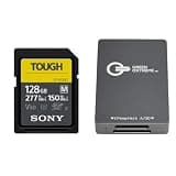 SF-M Series Tough 128GB UHS-II SDXC Memory Card with Green Extreme USB-C 3.2 GEN 2 CFEXPRESS