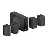 Valerion ThunderBeat 4.1.2, Wireless Dolby Atmos Surround Sound System with Subwoofer, 720W Power, 4 Wireless Surround Speaker, 360° Dome Sound, <30ms Latency, Home Theater Sound System for Projectors