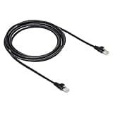 Amazon Basics RJ45 Cat 6 Ethernet Patch Cable, 10Gbps High-Speed, 250MHz, Snagless, Gold-Plated Connectors, 10 Foot, Black