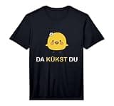 Mens Da Kükst Du I Funny Easter Eggs Children Chicken Chicks Performance T-Shirt