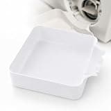 Washing Machine Drain Funnel Tray, Low Profile Washer Water Catch Guide for Front Load Filter Cleaning, Laundry Drain Accessory for Pump Maintenance