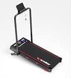 Wenoker Treadmills for Home,Foldable Treadmill with Auto Incline 15%-Red
