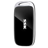 SSK 1TB SSD External Hard Drive, Portable SSD Drive up to 2000 MB/s, USB 3.2 Gen2X2 External Solid State Drives for iPhone 15/16 PRO、Mac、Phone OTG、Laptops with LED Indicator