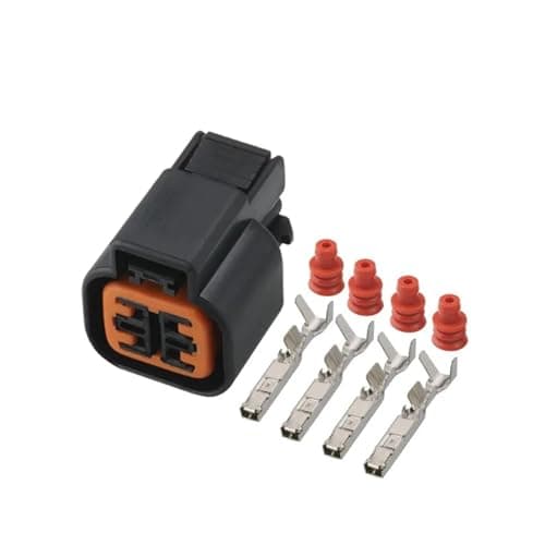 1/5/10sets Dj7043a-2.2-11/21 Sensor Pb625-04027 Waterproof 4P For Vehicle(Dark Grey,1set)