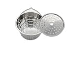 Upgrade 2-in-1 Stainless Steel Steamer with Dual-Layer Basket, Compatible For TM7