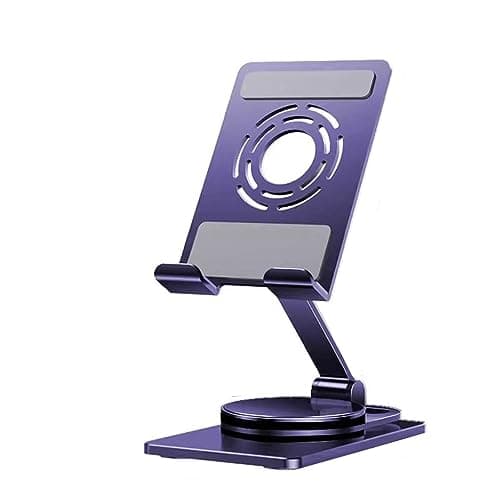 LanMaiXun 1pcs Purple 360° Aluminum Alloy Rotating Mobile Phone Holder