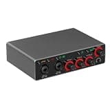 USB Music Interfaces for Computer Plug and Play USB Sound Card Metal Studio Plug and Play