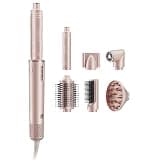 7MAGIC 7 in 1 Hair Styler & Hair Dryer Brush, 110,000 RPM High-Speed Blow Dryer with Negative Ions for Frizz-Free Styling Fast Drying Curling Volumizing Straightening, Hot Air Styler with Travel Case