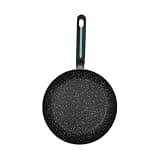 Quid Oasis 3-Piece 28cm Pressed Aluminium Frying Pan Set, Suitable for Glass Ceramic, Induction, 2 Layers with Non-Stick Coating
