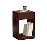 Bookcases Free-Standing Minimalist Wooden Bookshelf Modern Unique Bedside Table Storage Cabinet