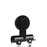 Suction Cup Razor Holder for Shower,Heavy-Duty 7KG Suction Hooks for Razor,Towel,Loofah,Removable Damage-Free Metal Shower Hook