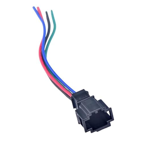 4 Pin Automotive Tail Light Connector Rear Lamp Wire Harness Socket 1J0971974 1J0972732 1J0 971 974 1J0972722(Male 15cm wires)