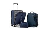 CONCEPTEN PP Luggage Set, 21In 3Piece Expandable Suitcase Set. Carry - on Size, Front - Opening Design, Spinner Wheels & TSA Lock for Durable Travel