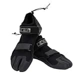 FCS SP2 Reef Booties – 1.5mm Neoprene Split-Toe Water Shoes with Adjustable Strap, Heel Toggle, Surf Booties for Reef, Kayak & Paddleboard (US Footwear Size System, Adult, Men, Numeric, Medium, 7)