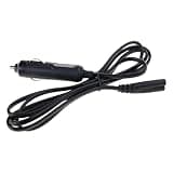 Car Power Cord with Plastic Outer Jacket, 63 Inch C7 8-Slot to Cigarette Lighter Plug for in-Vehicle Device Power Supply, Car Pressure Washer Power Cable