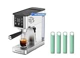 Waterdrop MC-02-C Semi-Automatic Espresso Machine with 4 Filters, TDS Reduction, 20 Bar Pressure, Coffee Maker with 40oz Water Tank, Powerful Steam Wand for Lattes, Cappuccinos and More