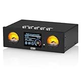 Eoweiot USB Digital Player, HiFi Lossless Pre-Audio Amplifier, Unique VU Meter Display Method with Microphone Pickup Function