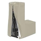 Oxford Cloth Waterproof Dust Protective Cover Elliptical Exercise Machine for Dynamic Bike Gym Fitness Accessories(Creamy-White,210D 87x51x153cm)