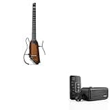 Donner Electric Nylon String Guitar for Travel And Donner Go 25W Mini Electric Guitar Amp