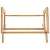 Healeved Desktop Book Storage Organizer Rack Sturdy and Wear-Resistant Bookshelf for Office and Home Compact Tabletop Book Stand