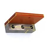 Aluminum Alloy Classical Guitar Pitch Hole Positioning Mold Guitar Tool Kit