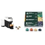 Nespresso Vertuo Pop+ Coffee and Espresso Maker by Breville, Coconut White + Starbucks Capsules