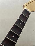 Full scalloped Electric guitar neck parts 22 Fret Rosewood Fretboard Maple Gloss
