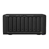 Synology DiskStation DS1821+ NAS Server with Ryzen 2.2GHz CPU, 32GB Memory, 80TB HDD Storage, 1TB M.2 NVMe SSD, 4 x 1GbE LAN Ports, DSM Operating System