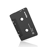 Arsvita Car Audio Bluetooth Wireless Cassette Receiver, Tape Player Bluetooth 5.0 Cassette Aux Adapter, Black