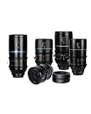 DSLR Camera Lens, T2.9 1.6X Venus Anamorphic Camera Lens,Compatible for Canon RF Sony E Nikon Z Leica L Mount Cameras(50mm T2.9,RF)