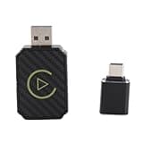 Klanata Wireless Adapter Plug and Play Low Latency Stable Connection Wired to Wireless AI Box for Android 13 Silver