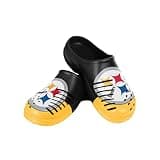 FOCO Pittsburgh Steelers NFL Mens Colorblock Big Logo Clog - XL - (13-14)