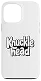 Knucklhead Black n White Text Case for iPhone 13 Pro Max