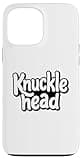 Knucklhead Black n White Text Case for iPhone 13 Pro Max