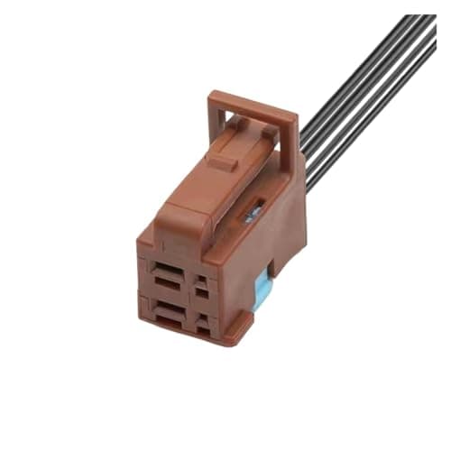 AICNRUT 2/6Set 4 Pin Compatible With Car Seat Lift Adjustment Harness Electrical Connectors 6098-2830 Male And Female AICNRUT(Blue-2Sets)