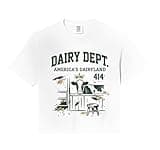 Dairy Land Department Comfort Colors Crop Top