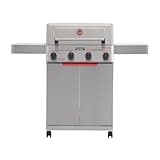 Monument Grills 4 Burner Stainless Steel Propane Mesa 2 Gas Grill, 500°F in 5 Mins, 525 sq.in, 37,000 BTU, with Broil Zone, Foldable Side Shelves, Knob Controls, Built in Thermometer, Mesa II 410BZ